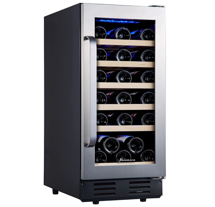 Kalamera 15 Inch 28 Bottle Built-in Wine Cooler