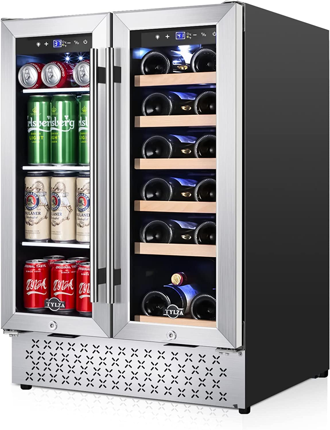 TYLZA Undercounter Wine and Beverage Cooler