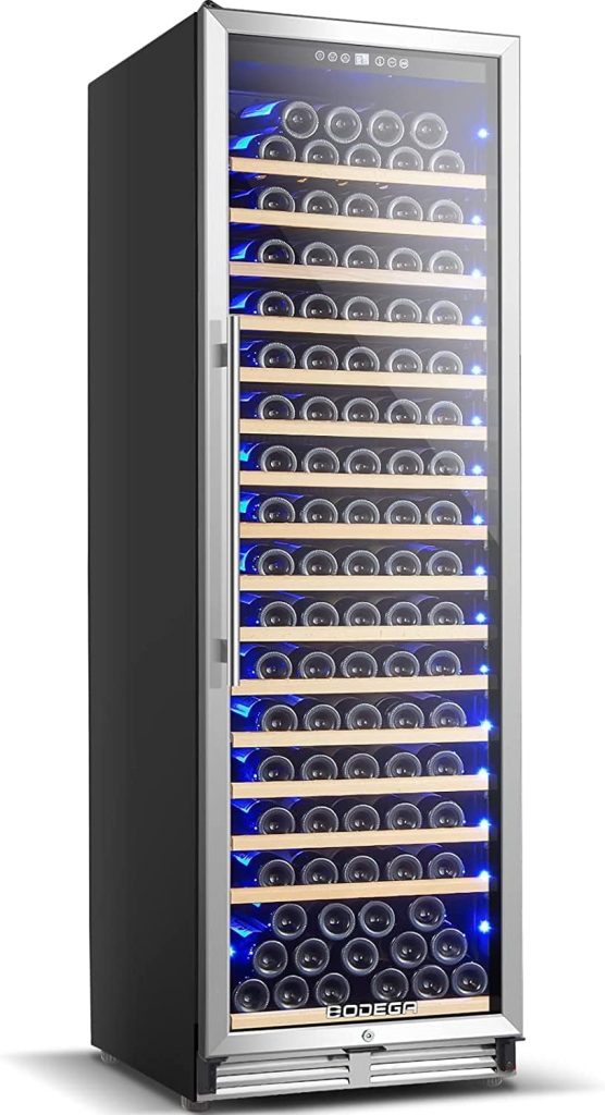 BODEGA 176 Bottles Large Capacity Frost Free Wine Fridge