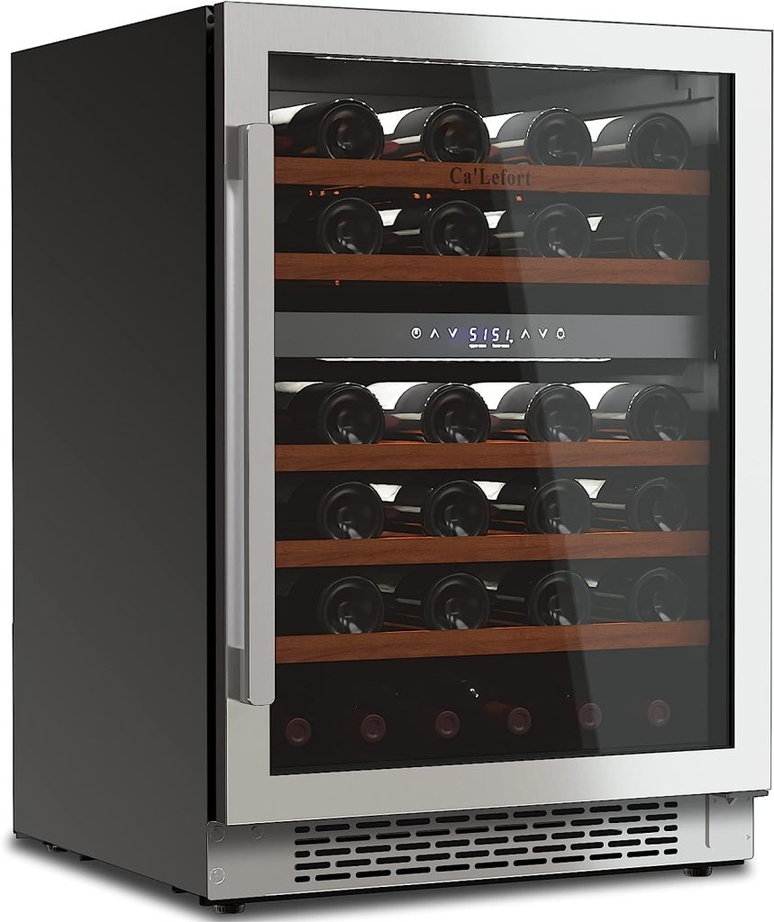 Ca'Lefort 24 Inch Dual Zone Wine Cooler Refrigerator