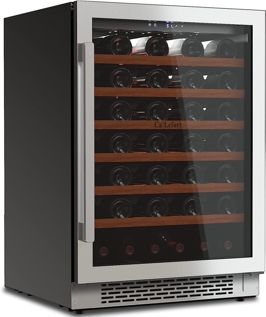 Ca'Lefort 54 Bottle Single Zone Wine Cooler Refrigerator