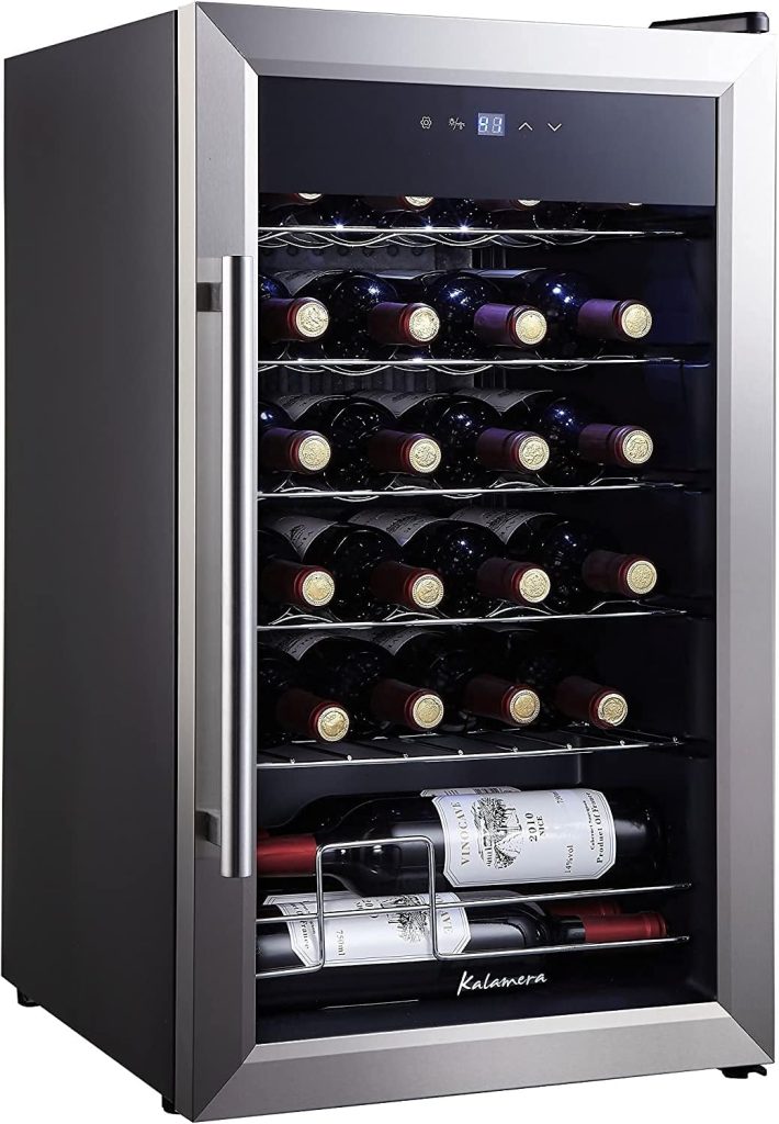 Kalamera 24 Bottle Mini Fridge Wine Cooler