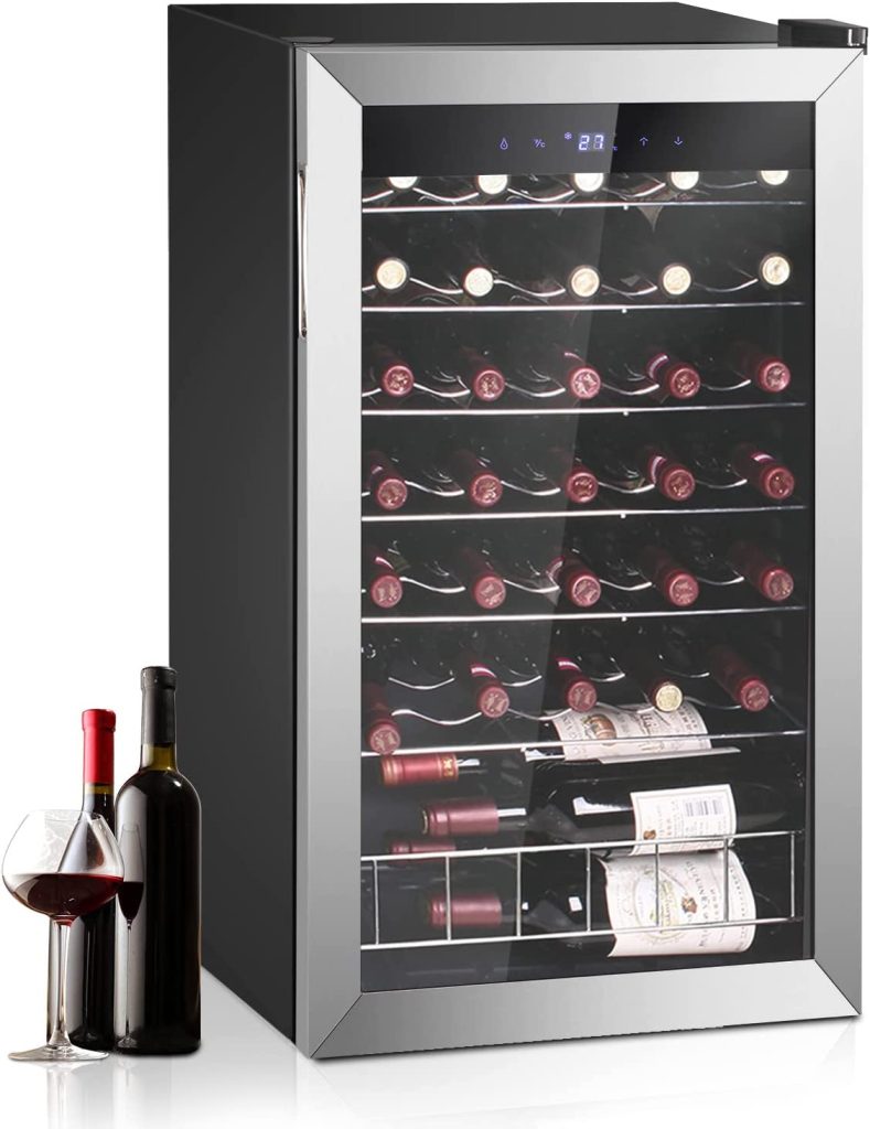 Smad 33 Bottle Wine Cooler Refrigerator