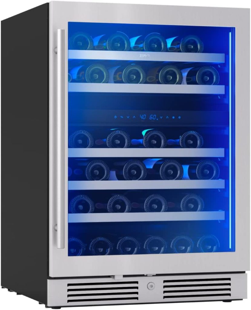 Zephyr Presrv 24 Inch Dual Zone Wine Fridge 