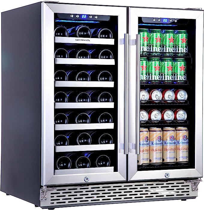 Phiestina 30 inch Wine and Beverage Cooler