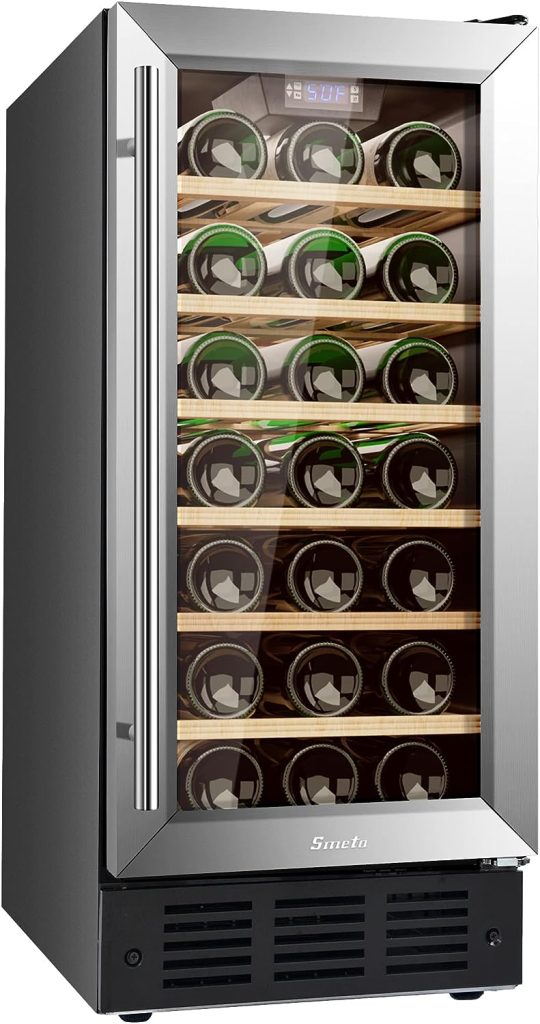 SMETA Thermoelectric 15 Inch Wine Cooler Refrigerator