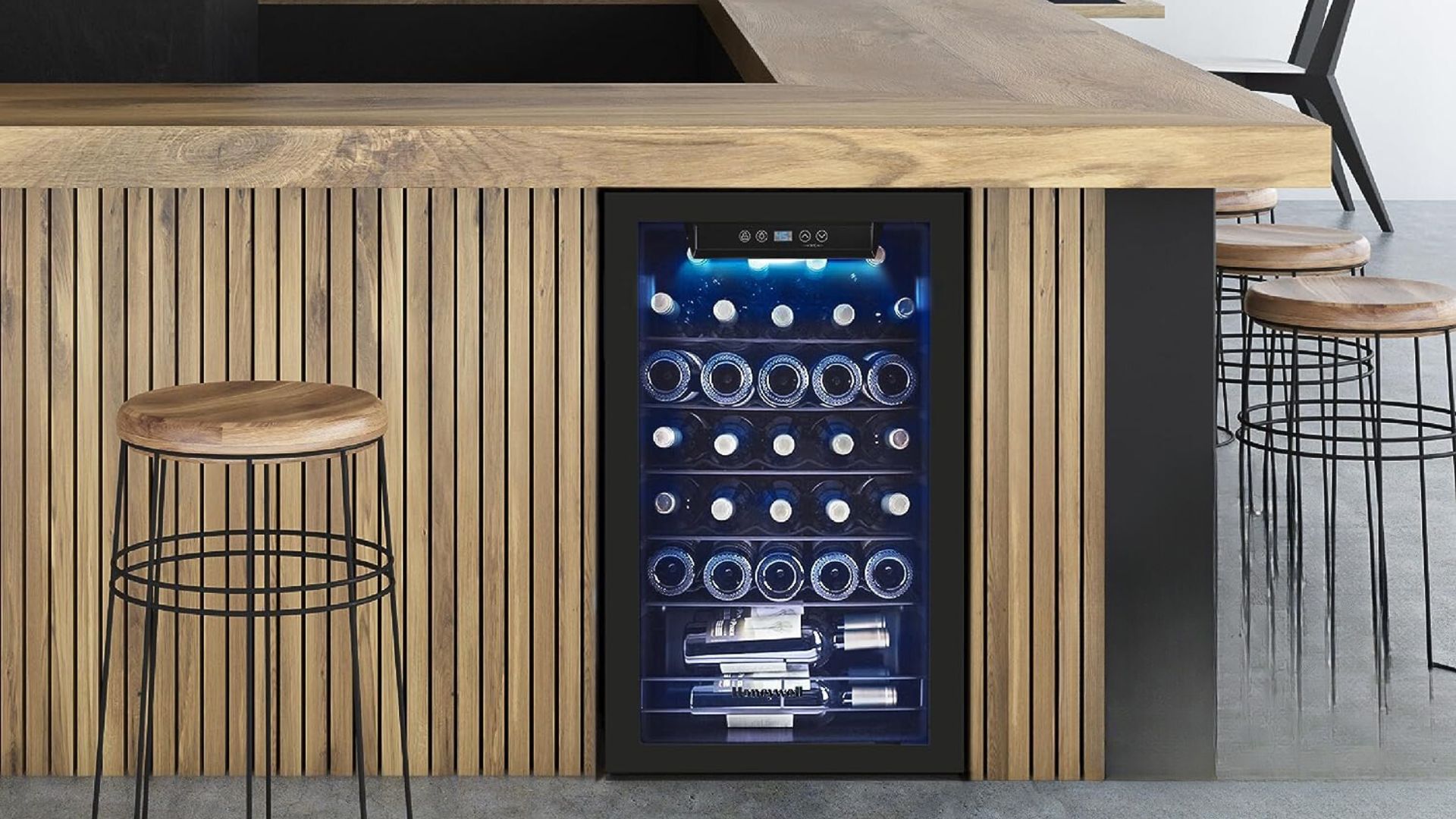 Honeywell 34 Bottle Compressor Wine Cooler