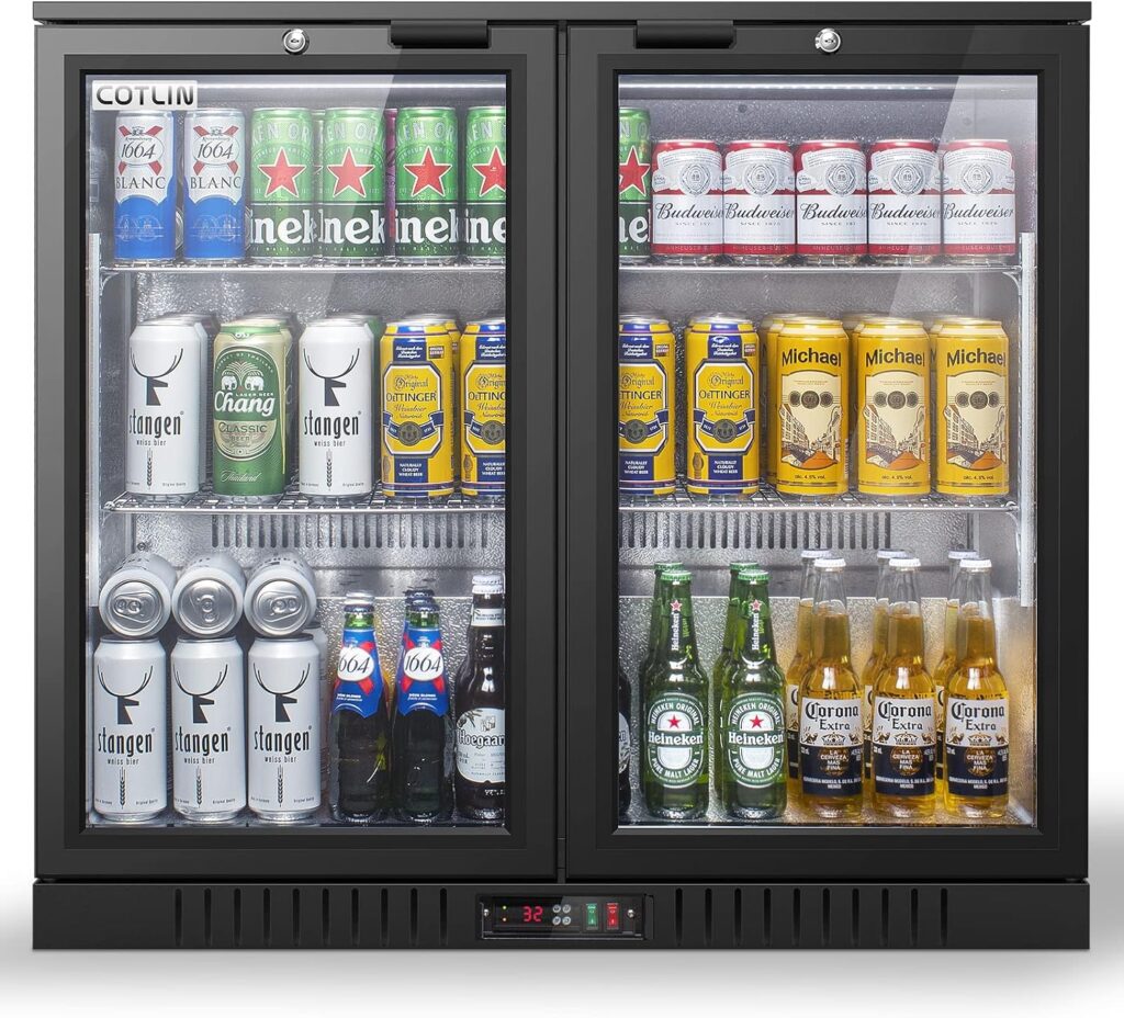 COTLIN Back Bar Cooler Commercial Counter Height Refrigerator Review