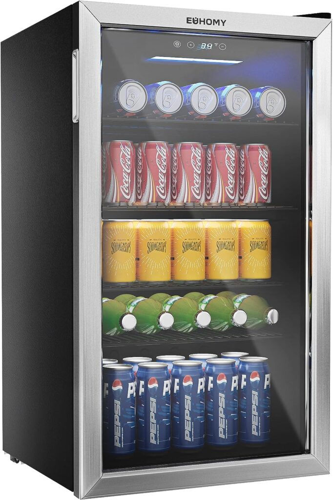 EUHOMY Beverage Refrigerator and Cooler Review