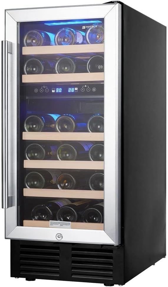 FRITHJILL 28 Bottle Wine Cooler Refrigerator Review