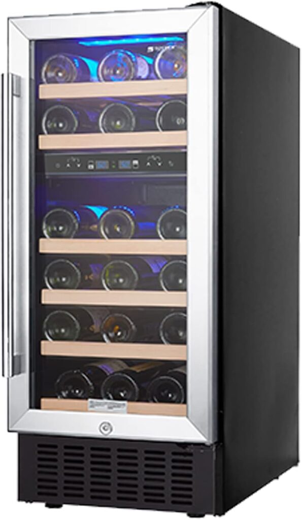 HomJoones 30 Bottle Wine Cooler Refrigerator Review