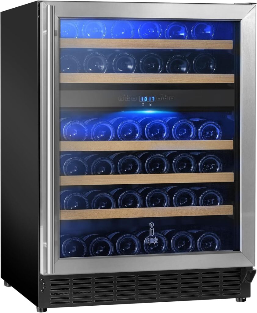 ICEJUNGLE 46 Bottle Stainless Steel Wine Cooler Review