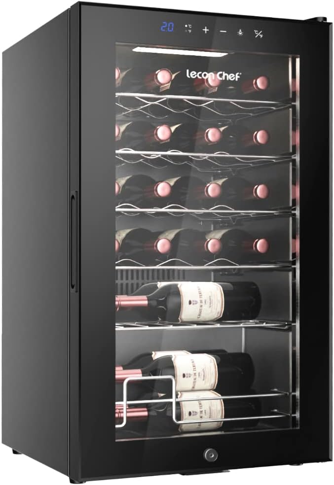 Leconchef 24 Bottle Wine Cooler Beverage Refrigerator Review