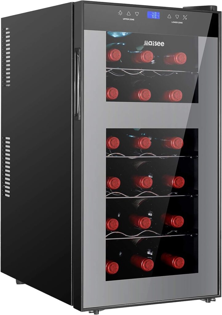 Maisee 18 Bottles Wine Cooler Refrigerator Review