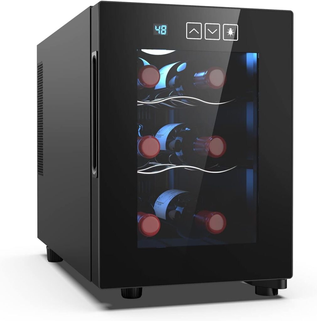 Mojgar 6 Bottle Freestanding Wine Cooler Review