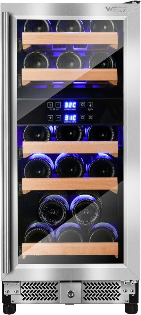  WEILI 28 Bottles Compressor Wine Cooler Refrigerator Review