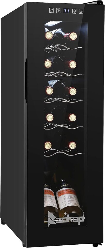 Winado 12 Bottle Compressor Wine Cooler Refrigerator